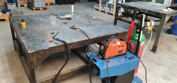 Workshop + TIG welder